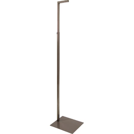Amko FMB-4 Adjustable Floor Stand - Brushed Metal FMB/4